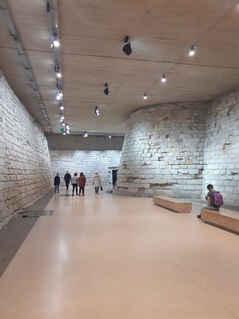 The existing remains of the Louvre Palace’s beginnings as a fortress