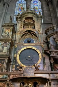 The astronomical clock in the Cathédrale Notre Dame de Strasbourg