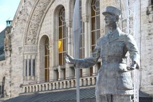 Statue of Charles de Gaulle in Metz